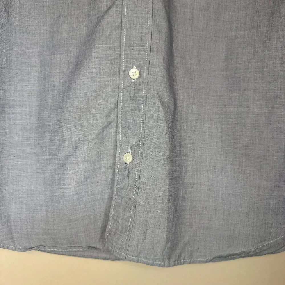 J. CREW men's size large L Coolmax slim secret wash shirting lightweight shirt